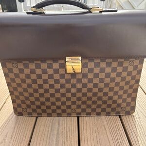 Certified Luis Vuitton Damier Ebene Altona PM briefcase